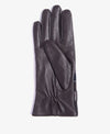 BARBOUR DEE TARTAN WOMEN'S LEATHER GLOVES - DARK BROWN