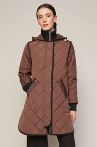 ADROIT QUILTED LIBBY COAT - JAVA