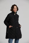 ADROIT QUILTED LIBBY COAT - BLACK