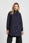 ADROIT QUILTED LIBBY COAT - NAVY