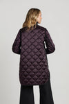 ADROIT QUILTED LIBBY COAT - MULBERRY