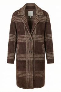 ADROIT LORIE JACKET - PLAID CHOCOLATE