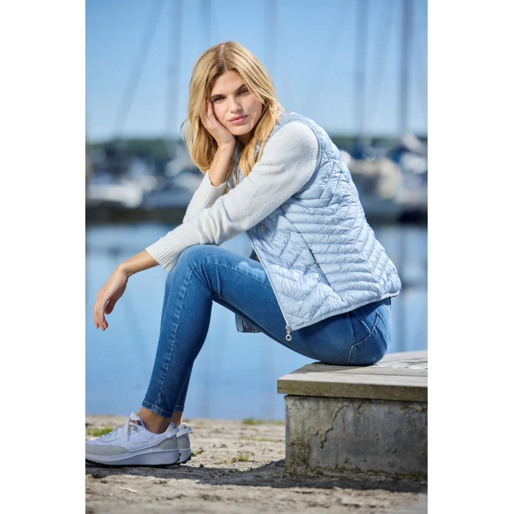 JUNGE - LOUISE VEST - LAGOON