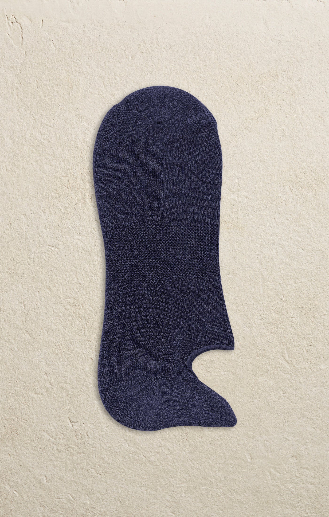 MARCOLIANI PIMA COTTON SOLID COLOR INVISIBLE SNEAKER SOCK - NAVY