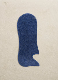 MARCOLIANI PIMA COTTON SOLID COLOR INVISIBLE SNEAKER SOCK - NAUTIC MARL