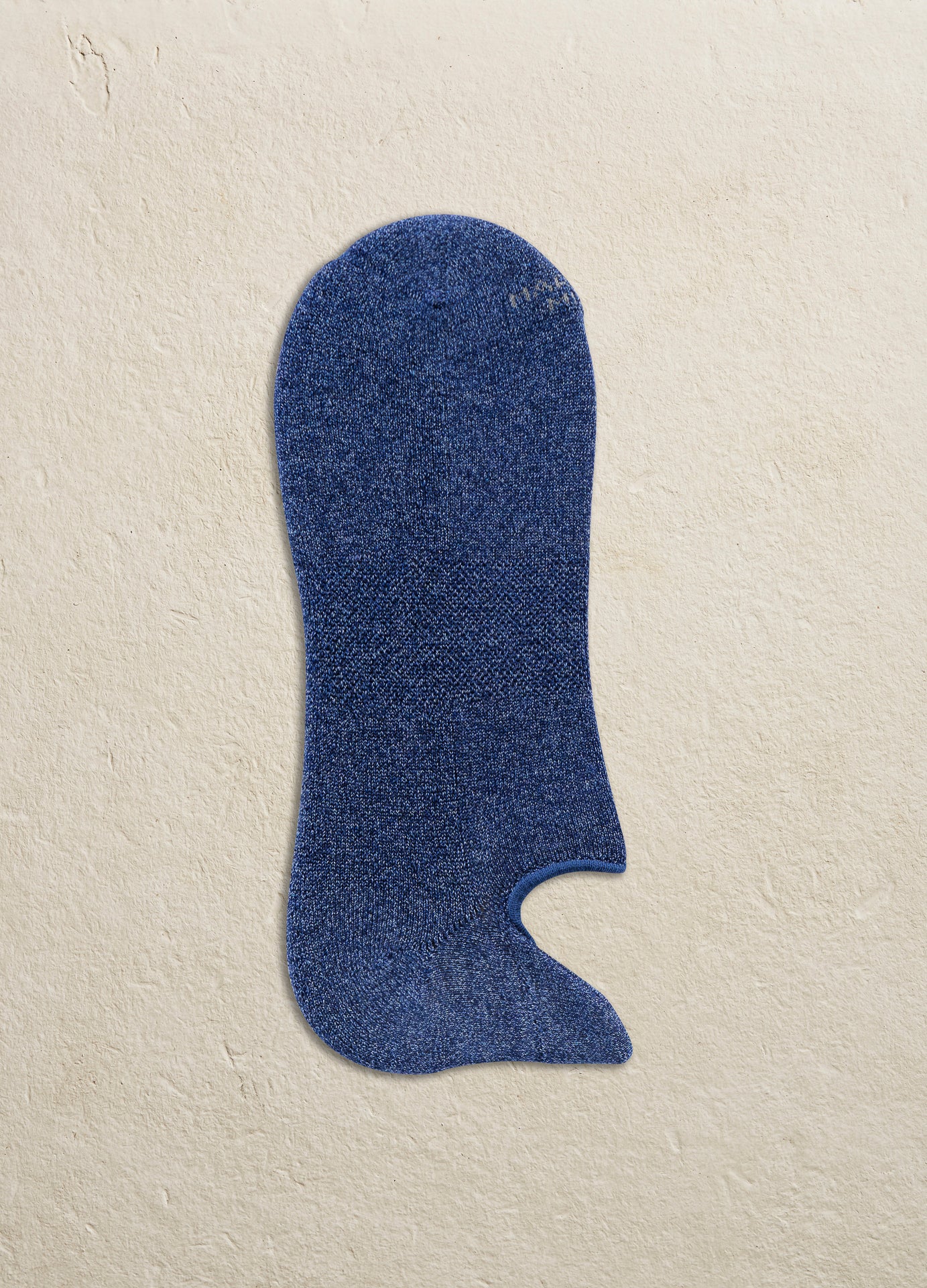 MARCOLIANI PIMA COTTON SOLID COLOR INVISIBLE SNEAKER SOCK - NAUTIC MARL