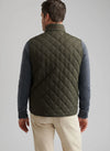 PETER MILLAR ESSEX VEST - DARK OLIVE