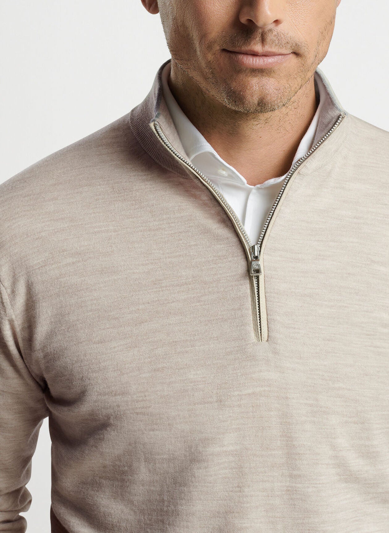 Peter Millar Marino Quarter-Zip Sweater sold L