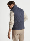 PETER MILLAR ESSEX SUEDE VEST - GALAXY