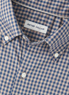 PETER MILLAR CONWAY CROWN LITE COTTON-STRETCH SPORT SHIRT - POPLAR BROWN