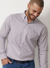 PETER MILLAR JULIAN CROWN LITE COTTON-STRETCH SPORT SHIRT - NAVY