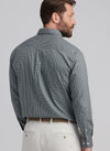 PETER MILLAR STOWE CROWN LITE COTTON-STRETCH SPORT SHIRT - DEEP VERDANT