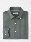 PETER MILLAR STOWE CROWN LITE COTTON-STRETCH SPORT SHIRT - DEEP VERDANT