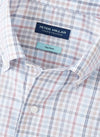 PETER MILLAR ORVIETO COTTON SPORT SHIRT - NEBULA BLUE