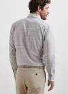 PETER MILLAR ORVIETO COTTON SPORT SHIRT - NEBULA BLUE
