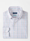 PETER MILLAR ORVIETO COTTON SPORT SHIRT - NEBULA BLUE