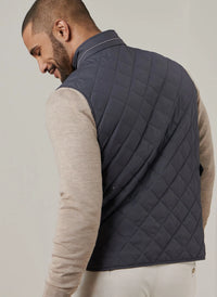 PETER MILLAR ESSEX VEST - IRON