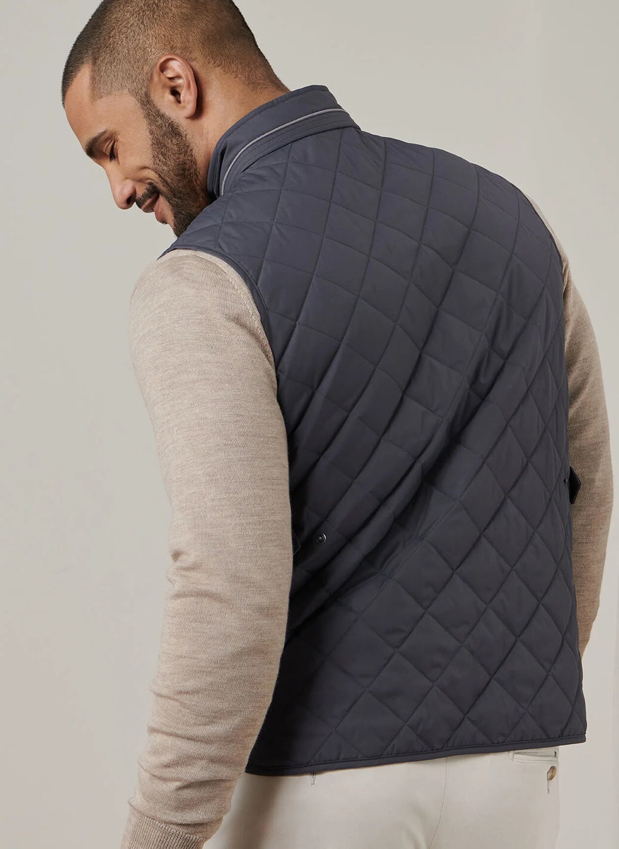 PETER MILLAR ESSEX VEST - IRON