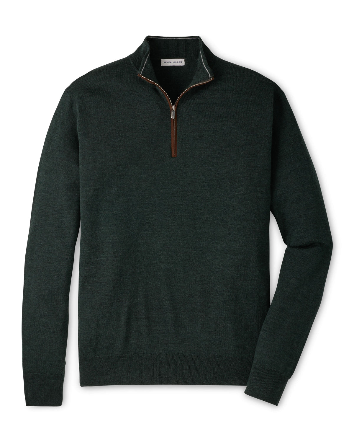 PETER MILLAR AUTUMN CREST QUARTER ZIP SWEATER - PINE BROOK