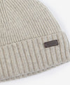 BARBOUR CARLTON BEANIE - LIGHT GREY