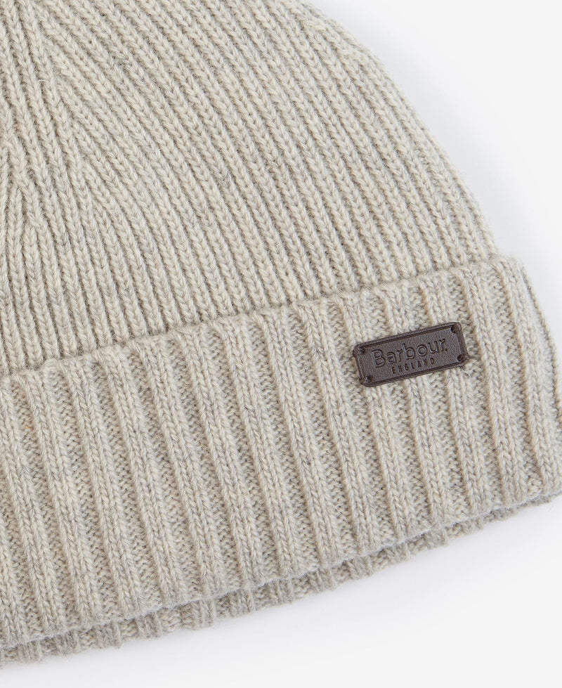 BARBOUR CARLTON BEANIE - LIGHT GREY