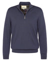 BARBOUR GAMLIN HALF-ZIP SWEATER - NAVY