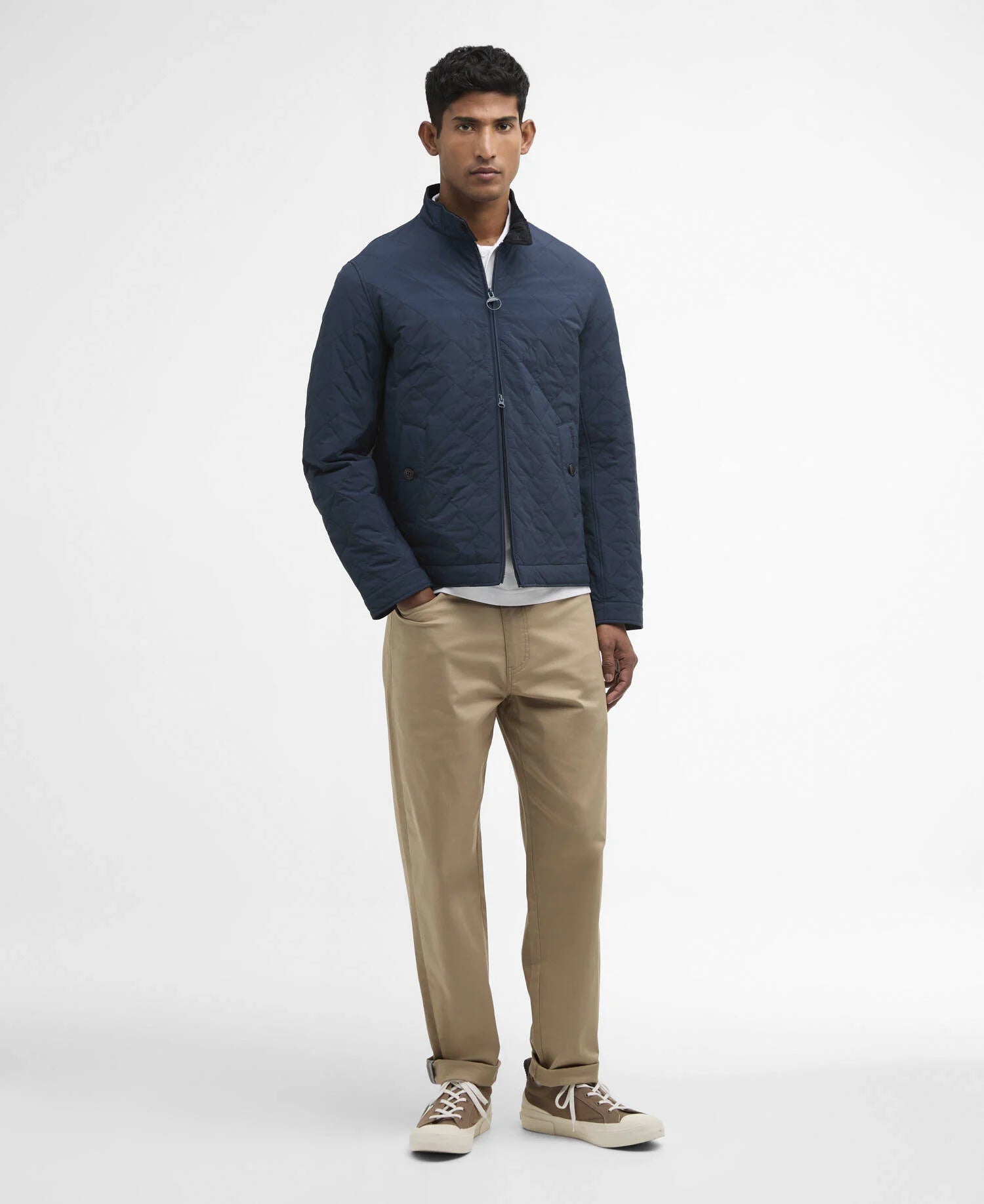 BARBOUR TYNESIDE QUILTED JACKET - NAVY