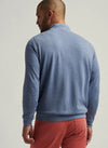 PETER MILLAR CROWN COMFORT PULLOVER SWEATER - BLUE FREESIA