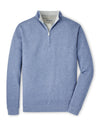 PETER MILLAR CROWN COMFORT PULLOVER SWEATER - BLUE FREESIA