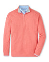 PETER MILLAR CROWN COMFORT PULLOVER SWEATER - GERANIUM