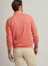 PETER MILLAR CROWN COMFORT PULLOVER SWEATER - GERANIUM