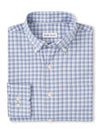 PETER MILLAR ALBERT CROWN LITE COTTON-STRETCH SPORT SHIRT - BLUE FREESIA