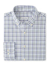 PETER MILLAR CALGARY CROWN LITE COTTON-STRETCH SPORT SHIRT - NAVY