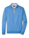 PETER MILLAR EXCURSIONIST FLEX QUARTER-ZIP SWEATER - FOUNTAIN BLUE