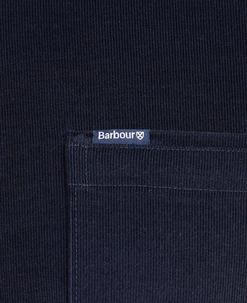 BARBOUR RAMSEY TAILORED CORDUROY SHIRT - NAVY