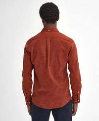 BARBOUR RAMSEY TAILORED CORDUROY SHIRT - DARK GINGER