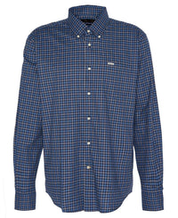 BARBOUR PRESTON REGULAR TATTERSALL SHIRT - DARK NAVY