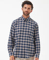 BARBOUR BOWBURN REGULAR CHECKED SHIRT - NAVY MARL