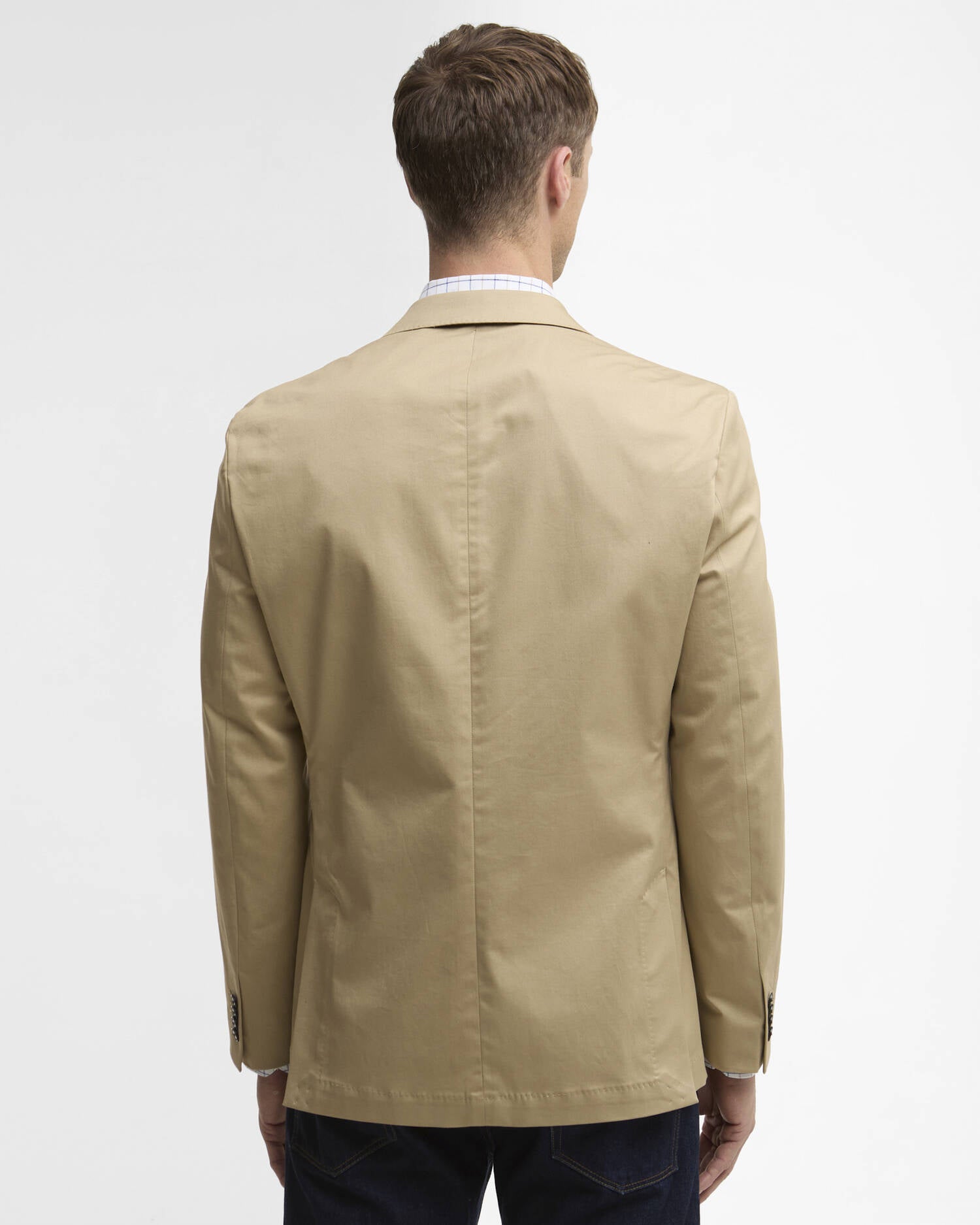 BARBOUR BELLAMY COTTON BLAZER - SAND