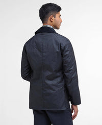BARBOUR ASHBY WAX JACKET - NAVY