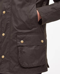 BARBOUR ASHBY WAX JACKET - OLIVE