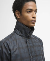 BARBOUR TARTAN AMBLESIDE WAX JACKET - NAVY TARTAN