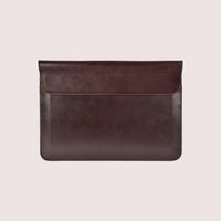 ASTON LEATHER - BARNES 14" MACBOOK AIR/PRO LEATHER CASE - BROWN