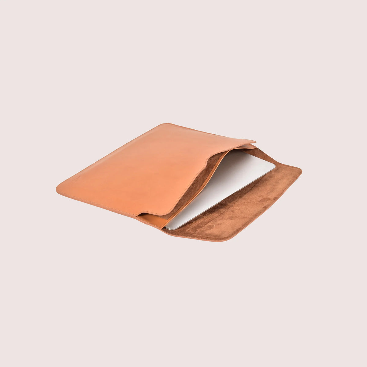 ASTON LEATHER - BARNES 14" MACBOOK AIR/PRO LEATHER CASE - TAN