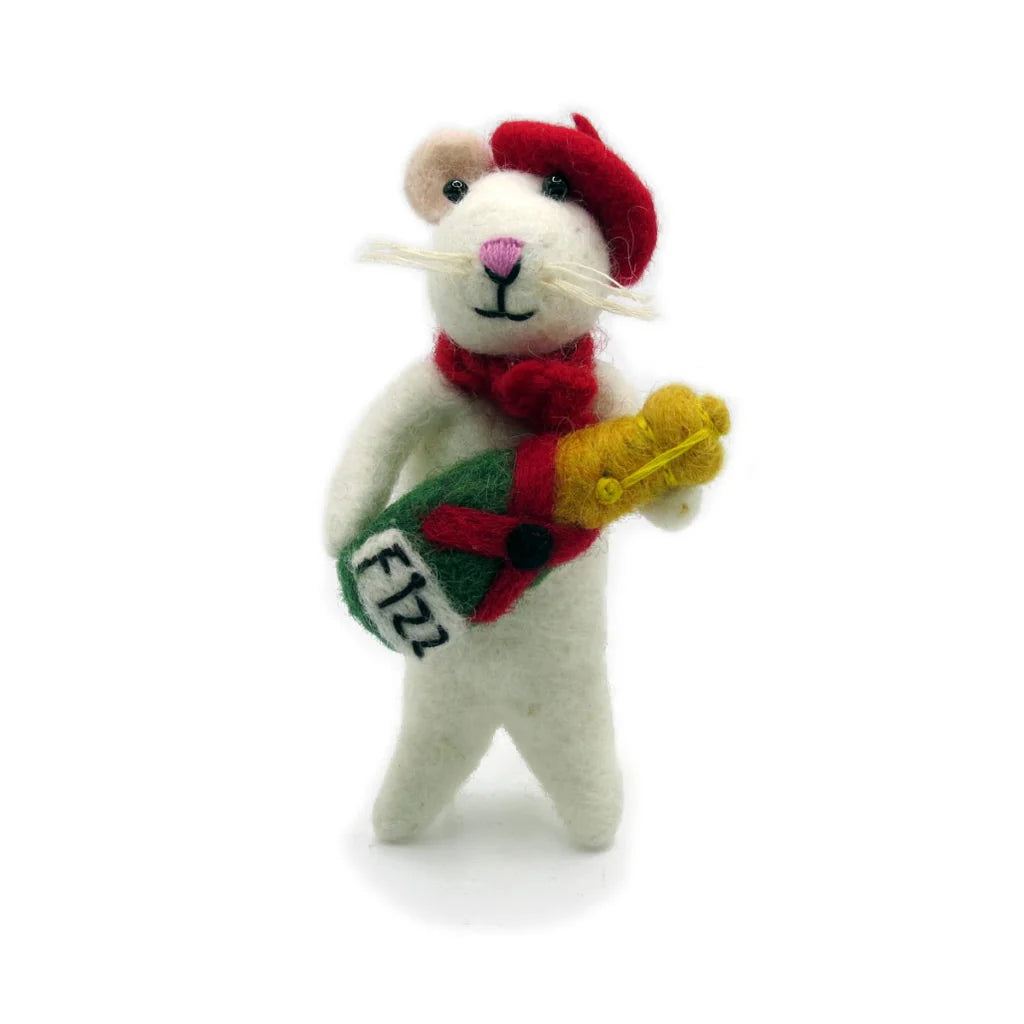 AMICA FELT - MOUSE AVEC BERET ET FIZZ