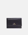 CUOIERIA FIORENTINA CONTINENTAL WALLET - BLACK