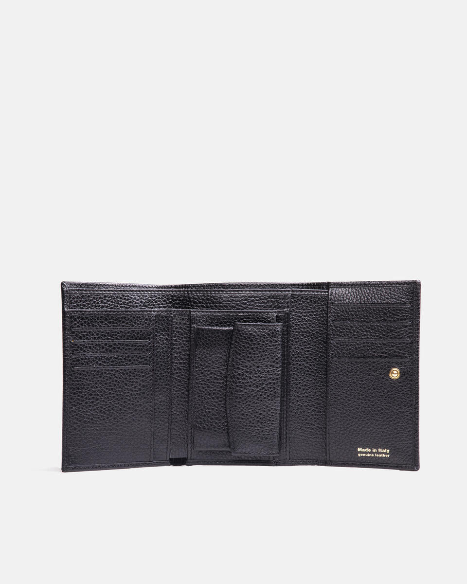 CUOIERIA FIORENTINA CONTINENTAL WALLET - BLACK