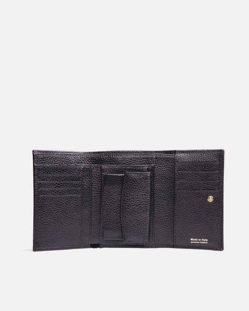 CUOIERIA FIORENTINA CONTINENTAL WALLET - BLACK