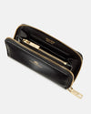 CUOIERIA FIORENTINA MINI ZIP WALLET - BLACK