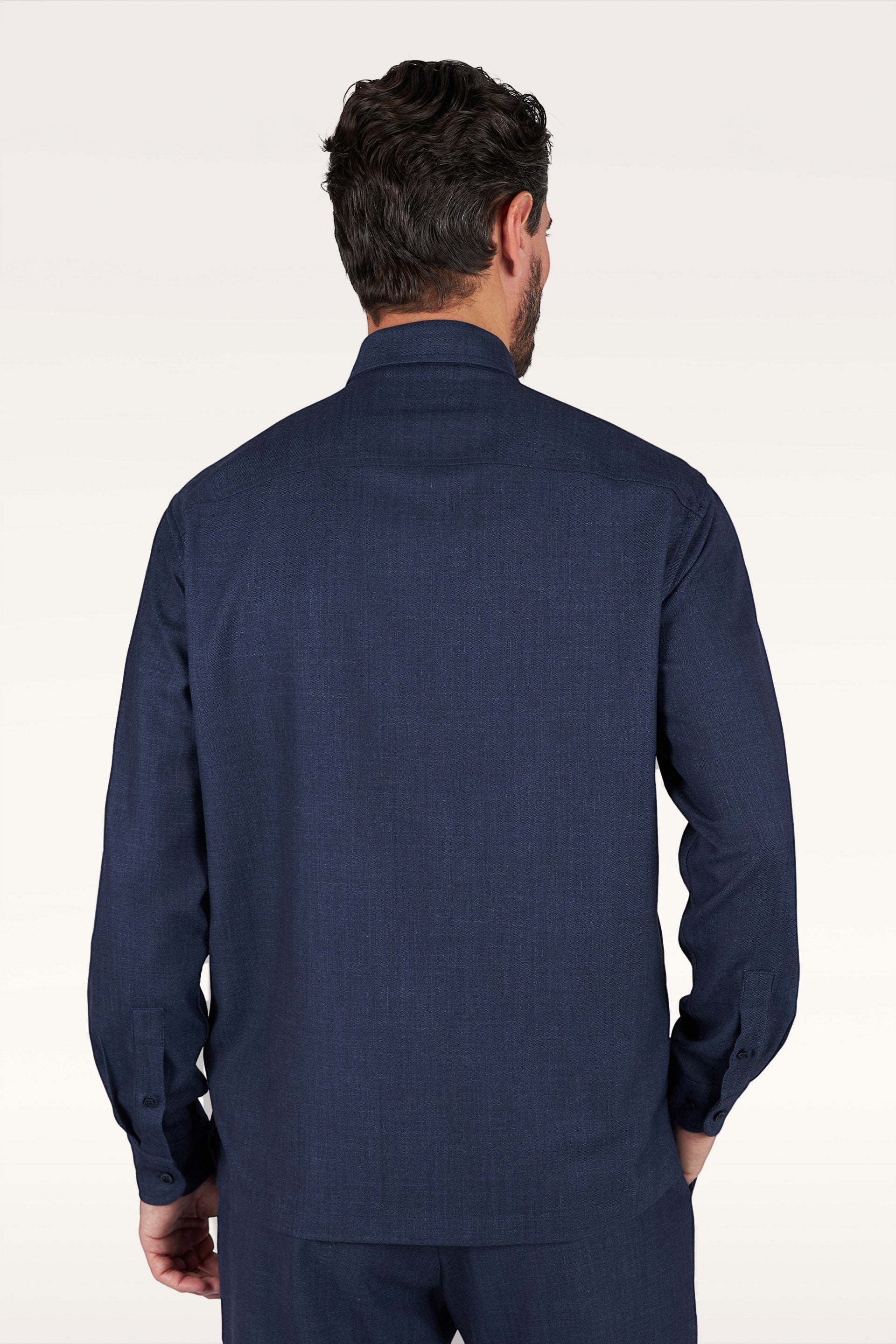PAUL & SHARK MEN'S LORO PIANA JERSEY OVERSHIRT JACKET PAUL & SHARK MEN'S LORO PIANA JERSEY OVERSHIRT JACKET